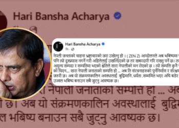 हरिवंश आचार्यको पीडा- ‘देशको सम्पदा जलेर सबै नेपाली रोएका छन्’