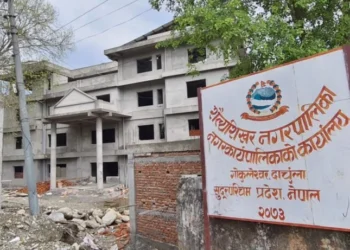 शैल्यशिखरको प्रशासकीय भवन निर्माण कार्य अन्तिम चरणमा